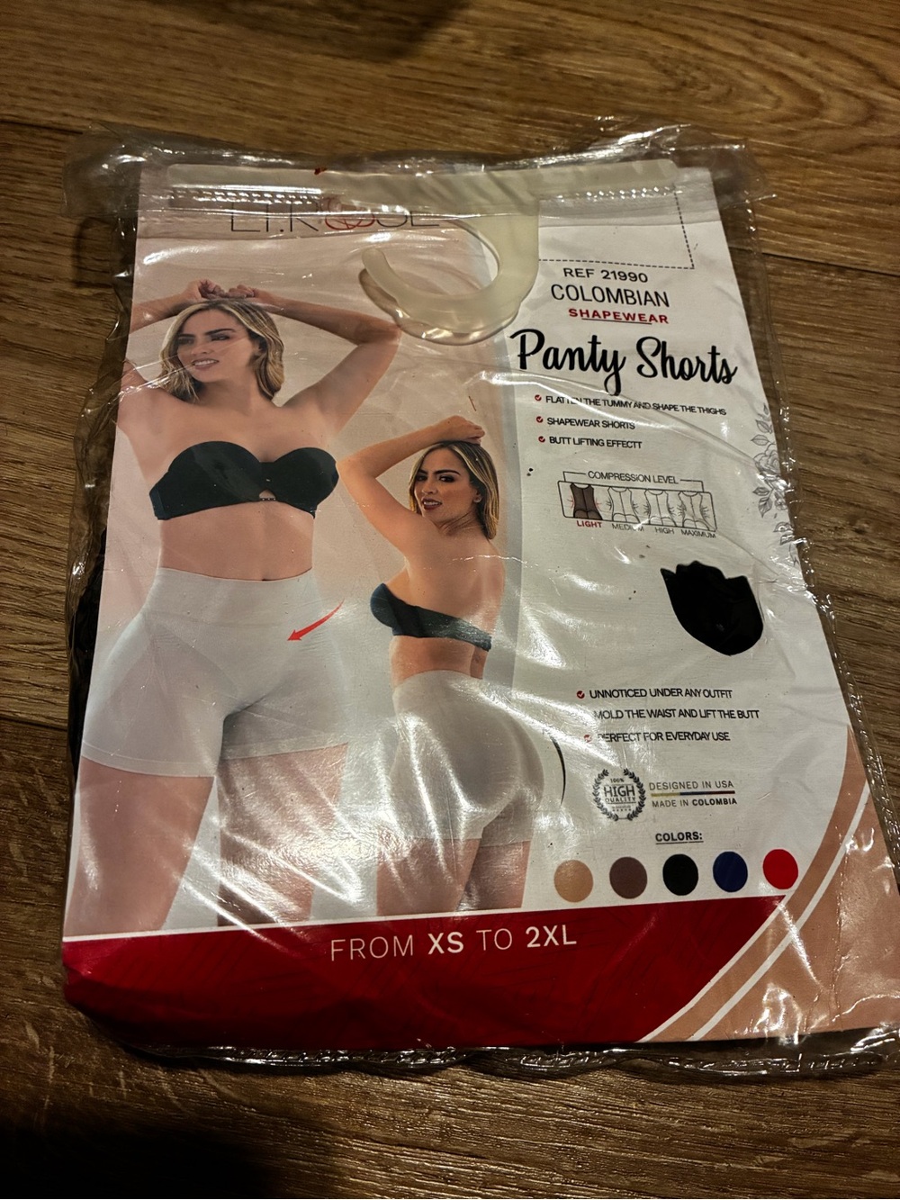 Colombian Panty Shorts Shapewear - White by iris